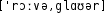 Grafik mit phonetischer Transkription des Belegs
