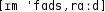 Grafik mit phonetischer Transkription des Belegs