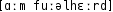 Grafik mit phonetischer Transkription des Belegs