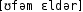 Grafik mit phonetischer Transkription des Belegs
