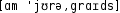 Grafik mit phonetischer Transkription des Belegs