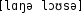 Grafik mit phonetischer Transkription des Belegs