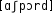 Grafik mit phonetischer Transkription des Belegs