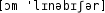 Grafik mit phonetischer Transkription des Belegs