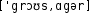 Grafik mit phonetischer Transkription des Belegs