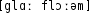 Grafik mit phonetischer Transkription des Belegs