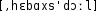 Grafik mit phonetischer Transkription des Belegs