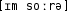 Grafik mit phonetischer Transkription des Belegs
