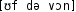 Grafik mit phonetischer Transkription des Belegs