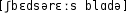Grafik mit phonetischer Transkription des Belegs