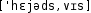 Grafik mit phonetischer Transkription des Belegs