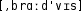 Grafik mit phonetischer Transkription des Belegs
