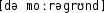 Grafik mit phonetischer Transkription des Belegs
