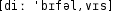Grafik mit phonetischer Transkription des Belegs