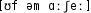 Grafik mit phonetischer Transkription des Belegs