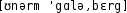 Grafik mit phonetischer Transkription des Belegs