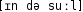 Grafik mit phonetischer Transkription des Belegs