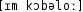 Grafik mit phonetischer Transkription des Belegs