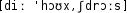 Grafik mit phonetischer Transkription des Belegs