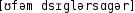 Grafik mit phonetischer Transkription des Belegs