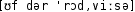 Grafik mit phonetischer Transkription des Belegs