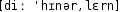 Grafik mit phonetischer Transkription des Belegs
