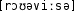 Grafik mit phonetischer Transkription des Belegs
