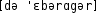 Grafik mit phonetischer Transkription des Belegs