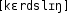 Grafik mit phonetischer Transkription des Belegs
