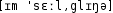 Grafik mit phonetischer Transkription des Belegs