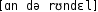 Grafik mit phonetischer Transkription des Belegs