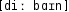 Grafik mit phonetischer Transkription des Belegs
