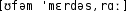 Grafik mit phonetischer Transkription des Belegs