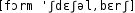 Grafik mit phonetischer Transkription des Belegs