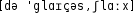 Grafik mit phonetischer Transkription des Belegs