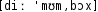 Grafik mit phonetischer Transkription des Belegs