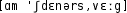 Grafik mit phonetischer Transkription des Belegs