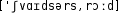 Grafik mit phonetischer Transkription des Belegs