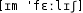 Grafik mit phonetischer Transkription des Belegs