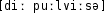 Grafik mit phonetischer Transkription des Belegs