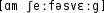 Grafik mit phonetischer Transkription des Belegs