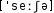 Grafik mit phonetischer Transkription des Belegs