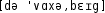 Grafik mit phonetischer Transkription des Belegs