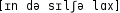 Grafik mit phonetischer Transkription des Belegs