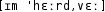 Grafik mit phonetischer Transkription des Belegs