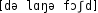 Grafik mit phonetischer Transkription des Belegs