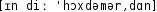 Grafik mit phonetischer Transkription des Belegs