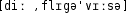 Grafik mit phonetischer Transkription des Belegs