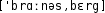Grafik mit phonetischer Transkription des Belegs