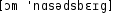 Grafik mit phonetischer Transkription des Belegs